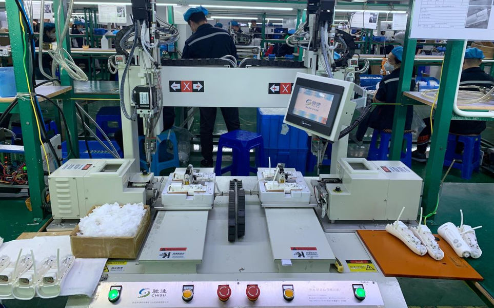Shenzhen BFT Electrical Appliances Manufacturing Co, Ltd. خط إنتاج المصنع