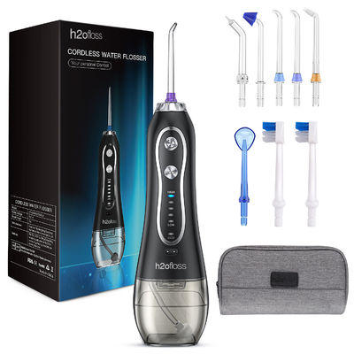 Rechargeable Electric Cordless Water Jet Flosser 300ML Water Tank 5 Modes