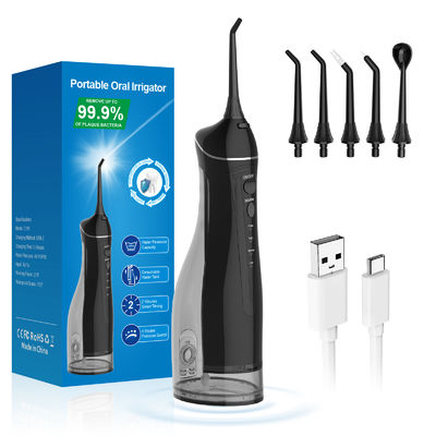 Cleaning Upgraded 300ml Cordless Water Pick Portable Rechargeable Oral Irrigator