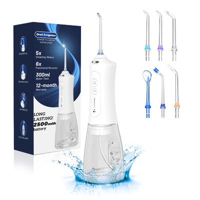 Hydropulsuer Dental Jet Professional Oral Irrigator IPX7 Waterproof 5 Modes Dental Scaler