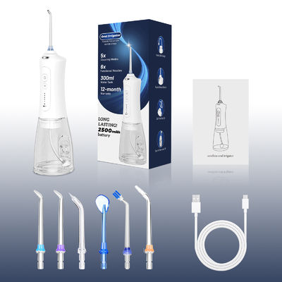 Teeth Picks Braces Cordless Oral Irrigator Portable Rechargeable Travel Irrigation Cleaner IPX7 Waterproof Electric