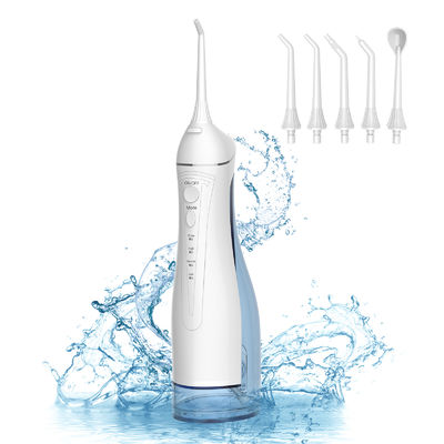 Electric Water Flosser Portable Rechargeable 300ml Teeth Cleaner Waterproof