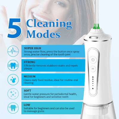 Portable Electric Teeth Cleaning Dental Oral Irrigator Water Flosser For Teeth USB-C Charging Cable Included