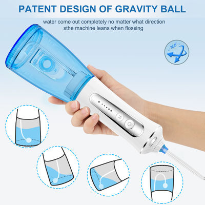 Portable Handheld Dental Water Flosser IPX7 Waterproof 30 Days Battery Life Large Tank