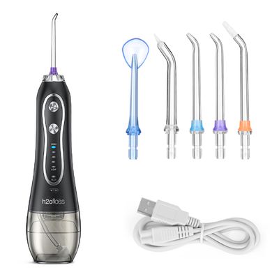 المياه المنزلية Flosser غير السلكية المروية الفموية IPX7 الصف المقاوم للماء USB كابل شحن