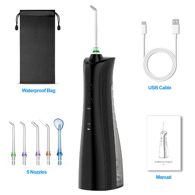300ml Cordless Portable Teeth Cleaning Oral Irrigator with Rechargeable Battery