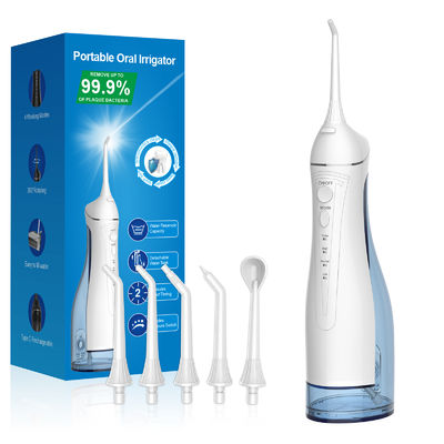 Cordless Electric Water Flosser with Multi-speed Adjustable and IPX7 Waterproof Grade