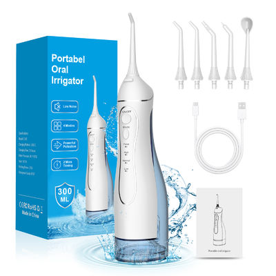 Custom Teeth Oral Hygiene Water Flosser Rechargeable IPX7 Cordless Oral Irrigator For Dental Teeth Spa