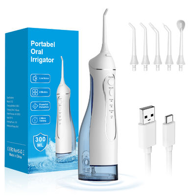 Portable Dental Water Jet Flosser Teeth Cleaning Water Flosser Cordless Rechargeable Water Dental Flosser Teeth Pick