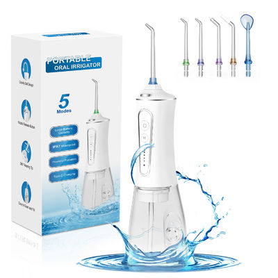 Hotel USB IPX7 Waterproof Oral Irrigator Teeth Cleaner Water Floss with 5 hours Charging Time and UV Function