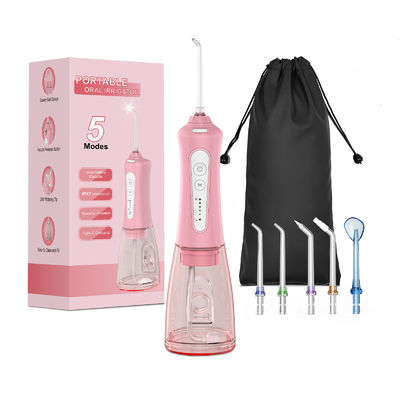 Hotel Portable Tooth Cleaner Dental Flosser Water Dental Water Jet Oral Irrigator 300ml Water Tank Waterproof
