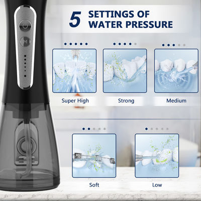 USB Rechargeable Dental Water Flosser Portable Oral Irrigator Cordless Water Jet Tooth Cleaner