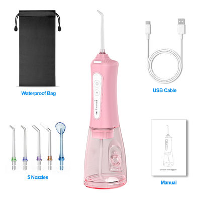 Portable Water Flosser and Electric Toothbrush 2 in 1 Teeth Cleaning Kit for Household 300 ml Water Tank Capacity
