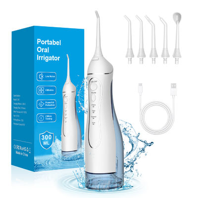 Cordless Travel Home Electric Dental Water Flosser with Rechargeable Battery and Large Tank