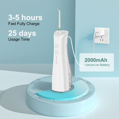 Glorysmile Sonic Care 4 Modes Portable Oral Irrigator High Pulse Cleaning Water Flosser With Nozzles