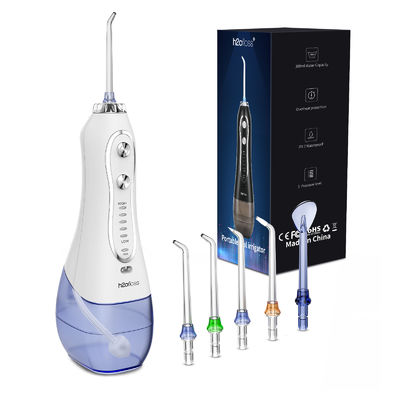 Multi Pik Ipx7 المهنية المحمول تنظيف الأسنان الاختيار المريع الأسنان الكهربائية الفموية 300 مل فلاش المياه Flosser المياه