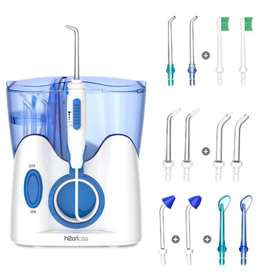 OEM / ODM المهنية المتنقلة سطح المكتب المريح الأسنان الفموي أسنان العلكة البيضاء الأسود المياه Flosser للمنازل البلاستيكية المتعددة