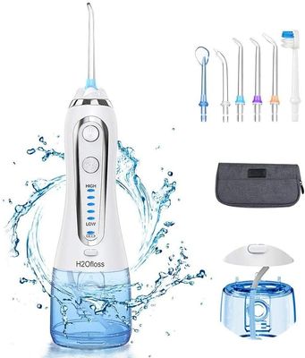 Electric Oral Irrigator Water Flosser محمول USB شحن معتمد من لجنة الاتصالات الفيدرالية