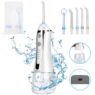 ABS Water Jet Flosser ، IPX7 ماء بخيط ماء عن طريق الفم 2500 مللي أمبير