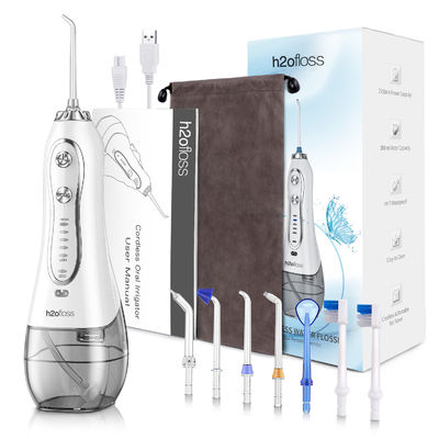 OEM Water Flosser  Ipx7 مقاوم للماء مع خزان 300 مل