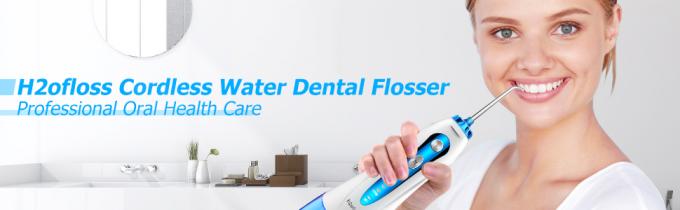 Electric Irrigator oral para os dentes, as cintas, o líquido de limpeza impermeável dos dentes sem corda da água Flosser, recarregável dentais & IPX7